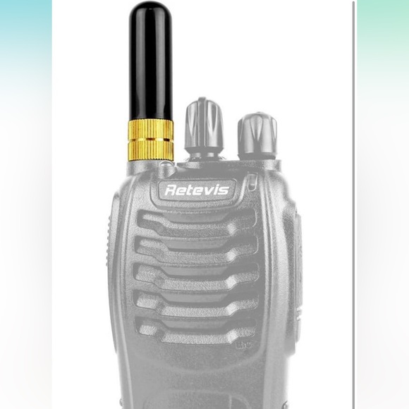 Retevis 2 Way Radio Antenna,136-174/400-480MHz SMA-F Antenna. 2 pack! - Picture 1 of 10